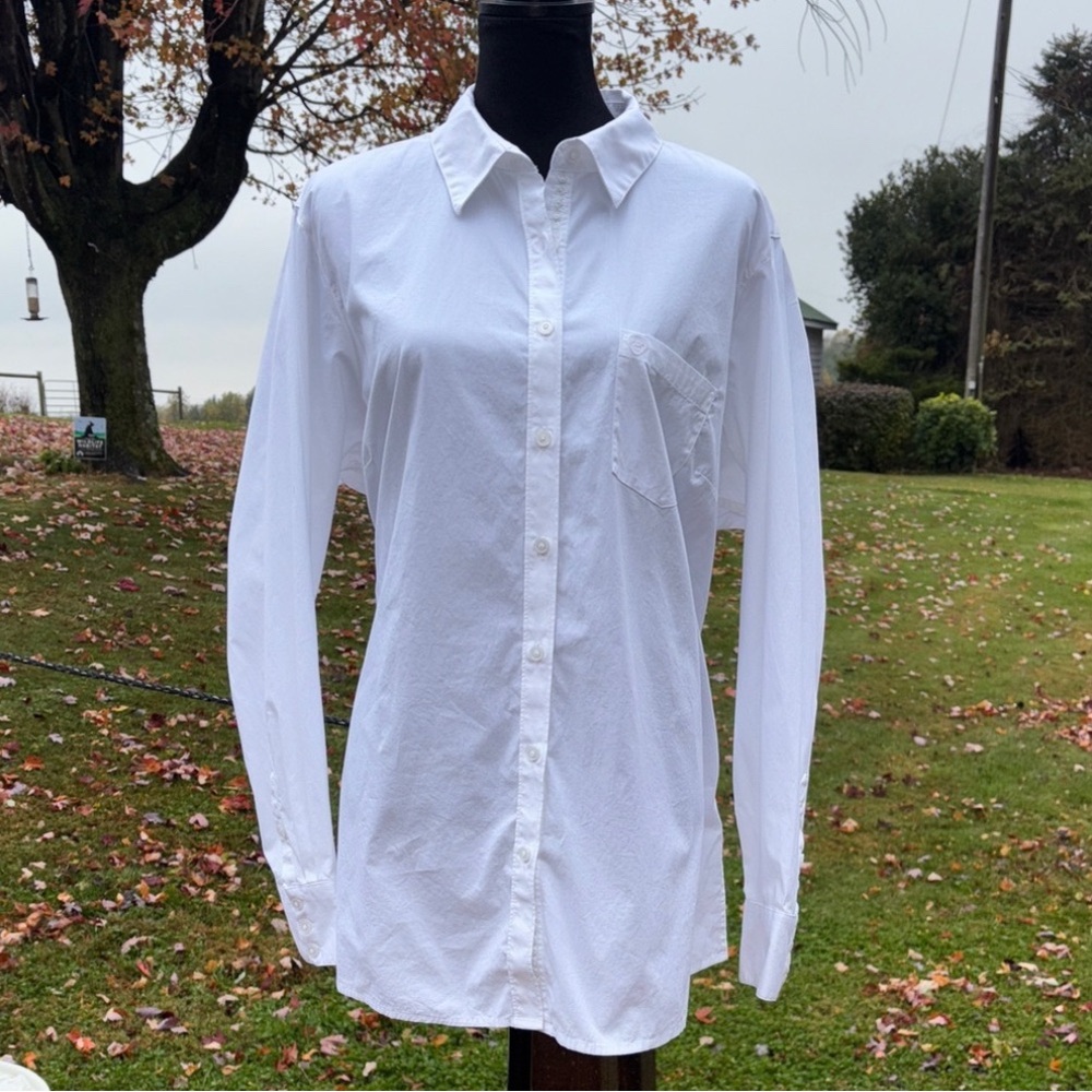 Ariat Real Kirby Stretch LS White Button Down Shirt Women’s Size 2X - Picture 4 of 15